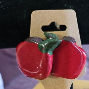 Red Apple Earrings